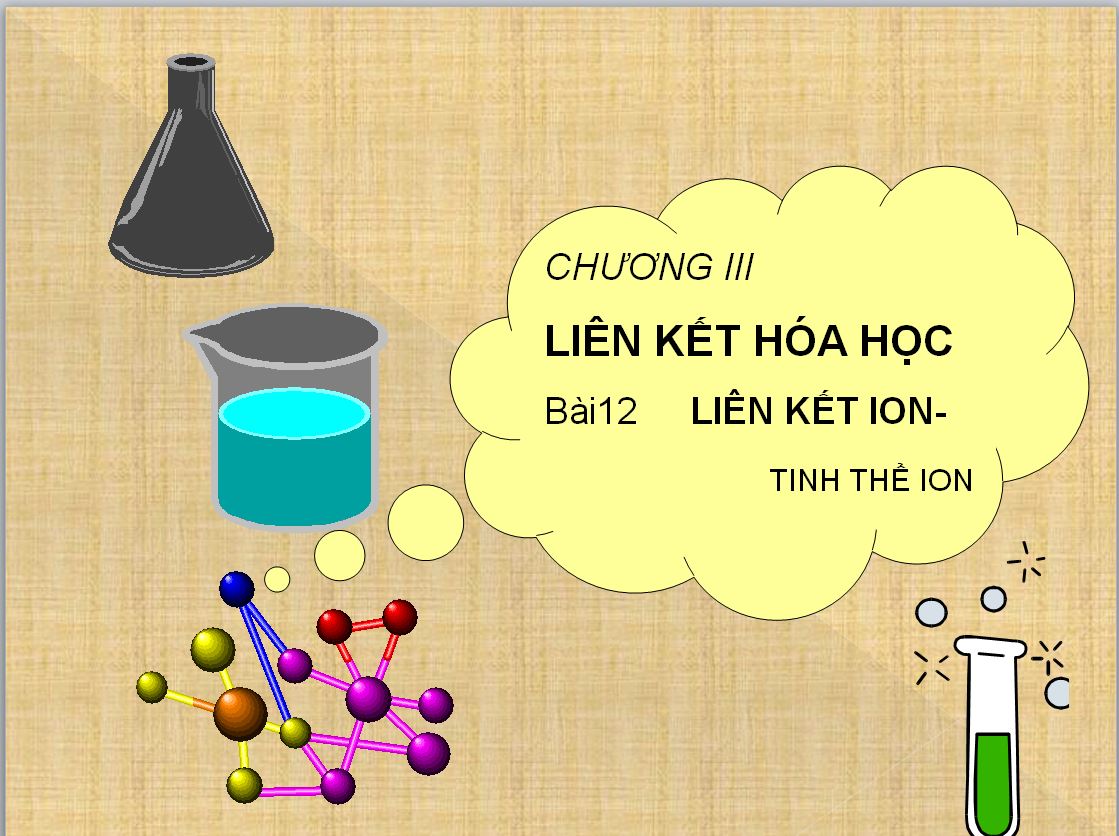 Bài 12. Liên kết ion và hợp chất ion