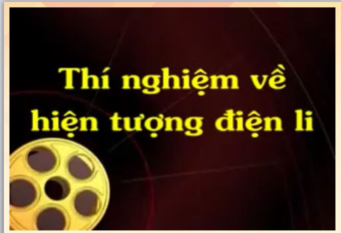 Bài 1. Sự điện li