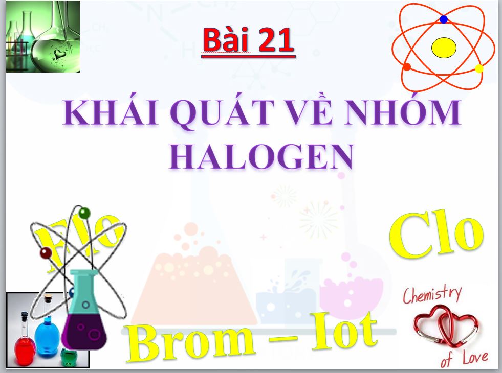 Bài 21. Khái quất về nhóm halogen