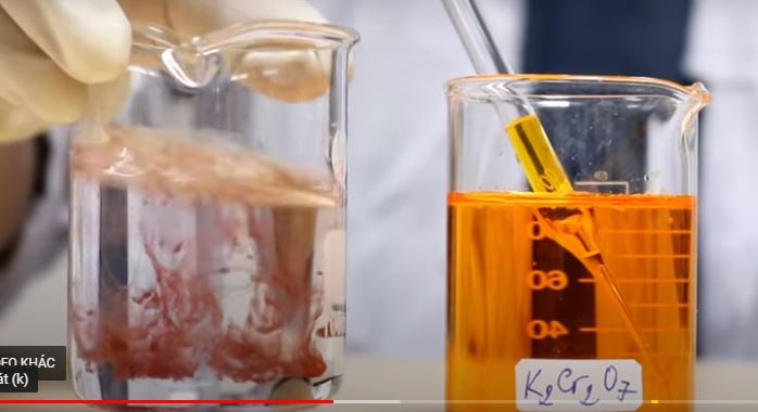 Thí nghiệm phản ứng tạo kết tủa
