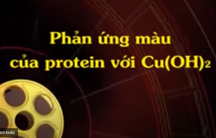 Thí nghiệm phản ứng màu biure